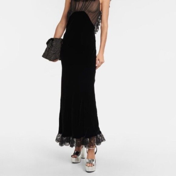 Saint Laurent Jodie Platform Sandals in Metallic Silver, Size 41 NEW +2 DustBags - Picture 16 of 16